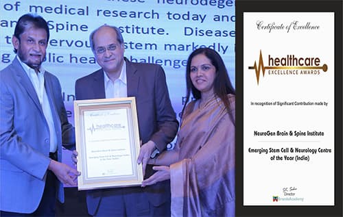 Emerging Stem Cell & Neurology Centre in the year (India)